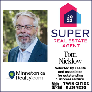 Tom Nicklow Minneapolis St. Paul Magazine Super Agent Award